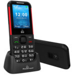 POWERTECH κινητό τηλέφωνο Sentry 4G PTM-33, SOS Call, με φακό, μαύρο - 5210131073933