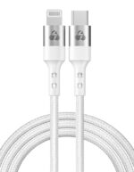 POWERTECH καλώδιο USB-C σε Lightning PTR-0127, PD 20W, copper, 1m, λευκό - 5210131072615 - Image 2