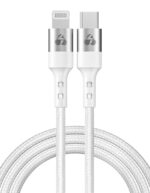 POWERTECH καλώδιο USB-C σε Lightning PTR-0127, PD 20W, copper, 1m, λευκό - 5210131072615