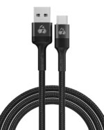 POWERTECH καλώδιο USB σε USB-C PTR-0128, PD 60W, copper, 1m, μαύρο - 5210131072622