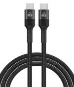 POWERTECH καλώδιο USB-C PTR-0130, PD 60W, copper, 1m, μαύρο - 5210131072646