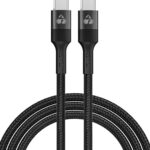 POWERTECH καλώδιο USB-C PTR-0131, PD 60W, copper, 60cm, μαύρο - 5210131072653