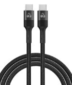 POWERTECH καλώδιο USB-C PTR-0132, PD 100W, copper, 1m, μαύρο - 5210131072660 - Image 2