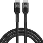 POWERTECH καλώδιο USB-C PTR-0132, PD 100W, copper, 1m, μαύρο - 5210131072660