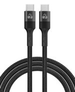 POWERTECH καλώδιο USB-C PTR-0133, PD 100W, copper, 60cm, μαύρο - 5210131072677