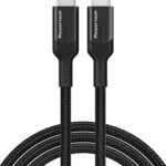 POWERTECH καλώδιο USB-C PTR-0135, PD 60W, 10Gbps, copper, 1m, μαύρο - 5210131072691