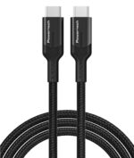 POWERTECH καλώδιο USB-C PTR-0135, PD 60W, 10Gbps, copper, 1m, μαύρο - 5210131072691