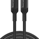 POWERTECH καλώδιο USB-C PTR-0136, PD 100W, 20Gbps, copper, 1m, μαύρο - 5210131072707