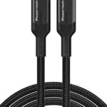 POWERTECH καλώδιο USB-C PTR-0140, PD 240W 5A, copper, 1m, μαύρο - 5210131072745