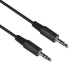 POWERTECH καλώδιο ήχου 3.5mm PTR-0145, AUX, CCS, 1.5m, μαύρο - 5210131077818