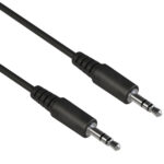 POWERTECH καλώδιο ήχου 3.5mm PTR-0145, AUX, CCS, 1.5m, μαύρο - 5210131077818