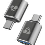 POWERTECH αντάπτορας USB-C σε USB 3.0 PTR-0148, 10 Gbps, 60W, γκρι - 5210131085004