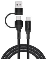 POWERTECH καλώδιο USB & USB-C σε USB-C PTR-0158, PD 60W, copper, 1.5m, μαύρο - 5210131101711 - Image 2