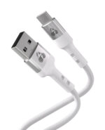 POWERTECH καλώδιο USB-C σε USB PTR-0162, σιλικόνης, 60W, 480Mbps, 1m, λευκό - 5210131124352