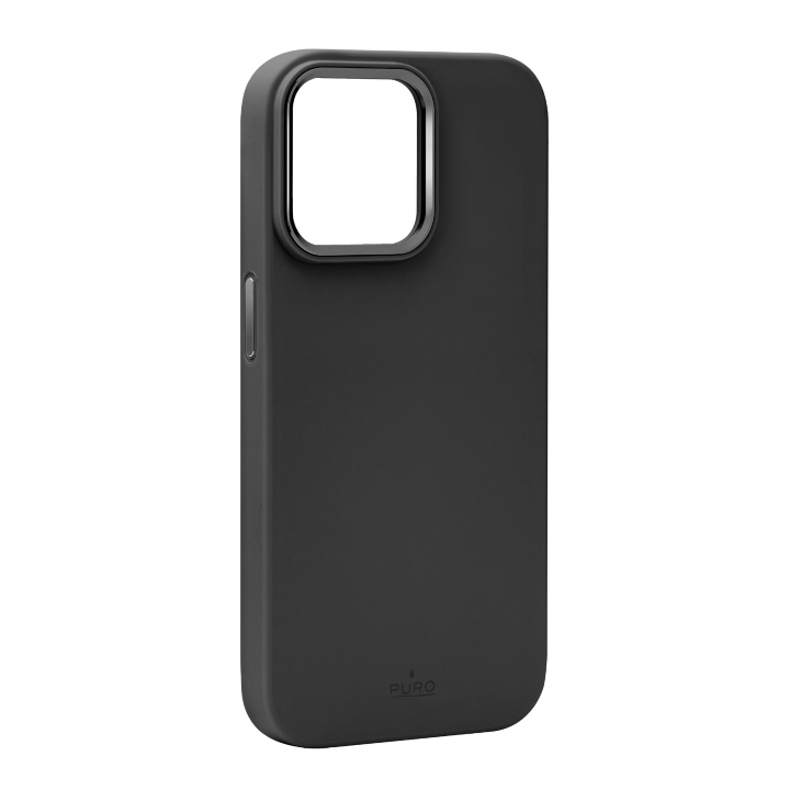 PUIPC1567ICONMPBLK Puro Silicon Cover 'ICON MAG PRO' with magnets inside for iPhone 15 Plus, black - Image 1