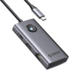 ORICO docking station PW11-6PR, 6 θυρών, USB-C σύνδεση, 100W PD 4K, γκρι - 6941788814738