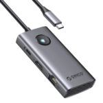 ORICO docking station PW11-6PR, 6 θυρών, USB-C σύνδεση, 100W PD 4K, γκρι - 6941788814738
