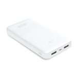Puro White Power Bank 20000mAh 2USBA  + 1 USB-C 12W Li-Poly pack FSC White