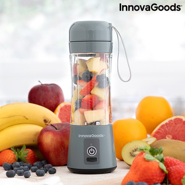Portable-Blender InnovaGoods V0103242 Μπλέντερ για Smoothies 0.38lt και Ισχύ 60Watt - Image 1