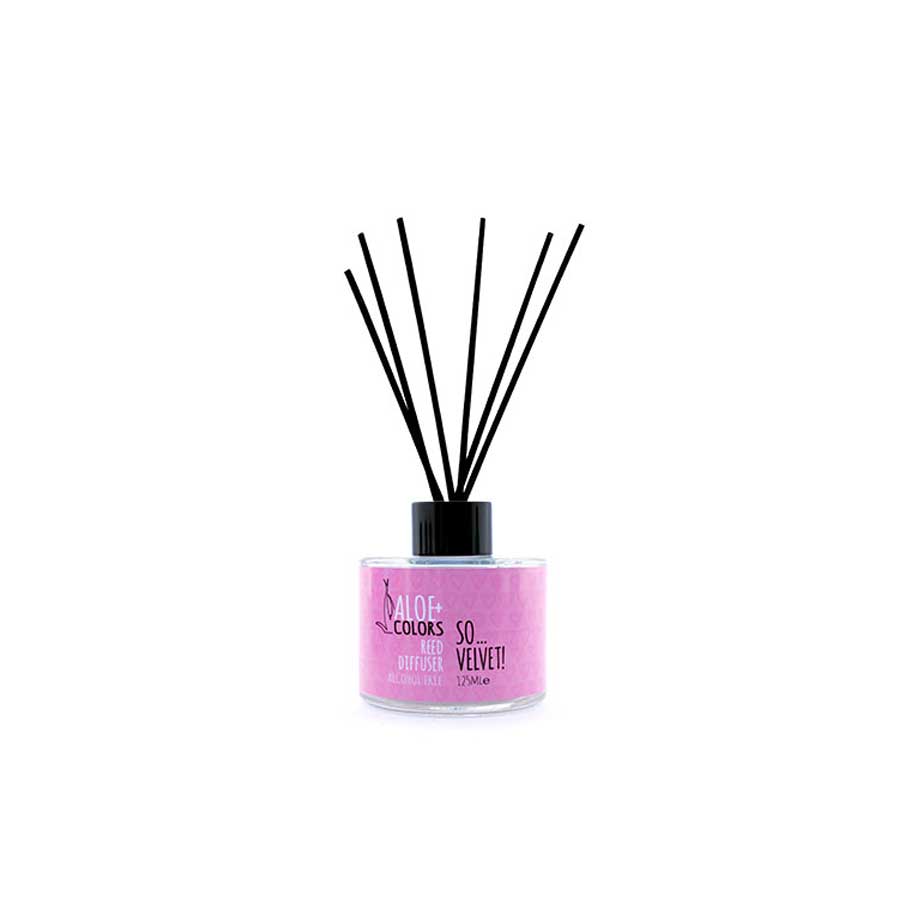 RDSoVelvet Aloe+ Colors Αρωματικό χώρου με Sticks Διάχυσης So Velvet! 125ml - Image 1