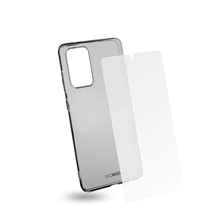 SA52TPUTRANGL EGOBOO Clear TPU for Samsung A52 4G/A52 5G/A52S/A52 LITE, Transparent + Tempered Glass - Image 1