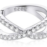 BAMOER σκουλαρίκι cuff SCE997-A με κυβική ζιρκόνια, ασήμι 925, ασημί - 5210131068649