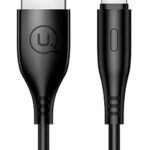 USAMS καλώδιο Lightning σε USB US-SJ266, 2A, 1m, μαύρο - 6958444962009