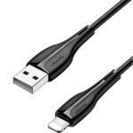 USAMS καλώδιο Lightning σε USB US-SJ371, 2A, 1m, μαύρο - 6958444982830