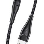 USAMS καλώδιο Lightning σε USB US-SJ391, 2A, 1m, μαύρο - 6958444983462