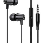 USAMS earphones με μικρόφωνο EP-42, 3.5mm σύνδεση, Φ10mm, 1.2m, μαύρα - 6958444927299