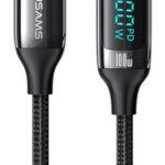USAMS καλώδιο USB Type-C US-SJ546, 100W/5A, 1.2m, μαύρο - 6958444975450