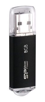 SILICON POWER USB Flash Drive Ultima II-I, 8GB, USB 2.0, μαύρο - 4710700391679 - Image 2