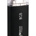 SILICON POWER USB Flash Drive Ultima II-I, 8GB, USB 2.0, μαύρο - 4710700391679