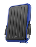 SILICON POWER εξωτερικός HDD Armor A66, 1TB, USB 3.2, μπλε - 4713436146155