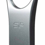SILICON POWER USB Flash Drive Firma F80, 32GB, USB 2.0, ασημί - 4712702627695