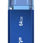SILICON POWER USB Flash Drive Helios 202, 64GB, USB 3.2, μπλε - 4713436130185