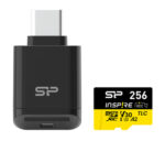 SILICON POWER κάρτα μνήμης microSDXC Inspire με card reader, 256GB, UHS-I U3 A1 V30 - 4713436163718