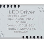 LED Driver SPHLL-DRIVER-011, 8-25W, 1.7x3.6x7cm - 5210131082317