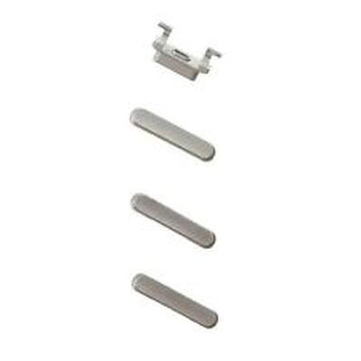 SPIP6-012 Πλαινά πλήκτρα έντασης/σίγασης για iPhone 6 Plus, Silver - - Image 1