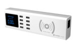 SUNSHINE σταθμός φόρτισης SS-309WD, 8x USB 8A, wireless 10W, λευκός - 6971806511660