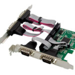 POWERTECH κάρτα επέκτασης PCIe σε 4x RS232 ST310, CH384L - 5210131061534