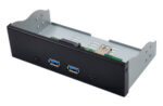 POWERTECH front panel 5.25" σε 2x USB 3.1 & 2x USB-C, VL820 - 5210131057018
