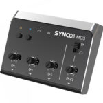 SYNCO μίκτης ήχου MC3-LITE, 4 καναλιών, Bluetooth, 500mAh, γκρι - 616366813279