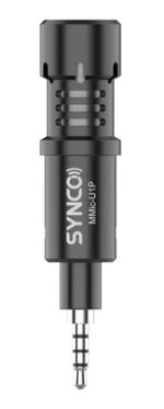 SYNCO μικρόφωνο για smartphone SY-U1P-MMIC, 3.5mm, μαύρο - 616366812524