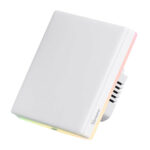 SONOFF smart διακόπτης T5-1C-86 με LED φωτισμό, μονός, Wi-Fi, λευκός - 6920075740219