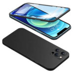 POWERTECH θήκη & tempered glass 2.5D TGC-0002 για iPhone 12 Pro, μαύρη - 5210131052099