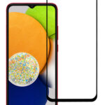 POWERTECH tempered glass 5D TGC-0574, Samsung A03, full glue, μαύρο - 5210131060971