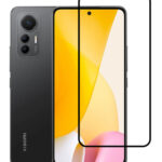 POWERTECH tempered glass 5D TGC-0586, full glue, Xiaomi 12 Lite, μαύρο - 5210131063033