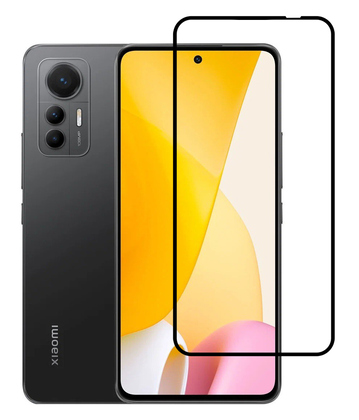 TGC-0586 POWERTECH tempered glass 5D TGC-0586, full glue, Xiaomi 12 Lite, μαύρο - 5210131063033 - Image 1