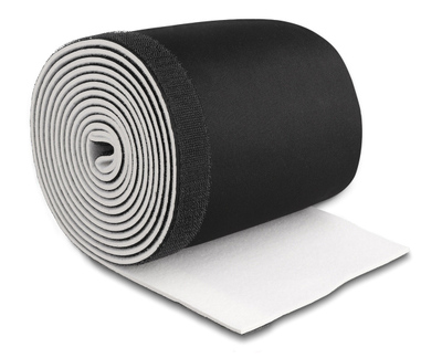 TIES-038 Ταινία νεοπρενίου τύπου Velcro TIES-038, 13.5cm, 3m, μαύρη/λευκή - 5210131058459 - Image 1
